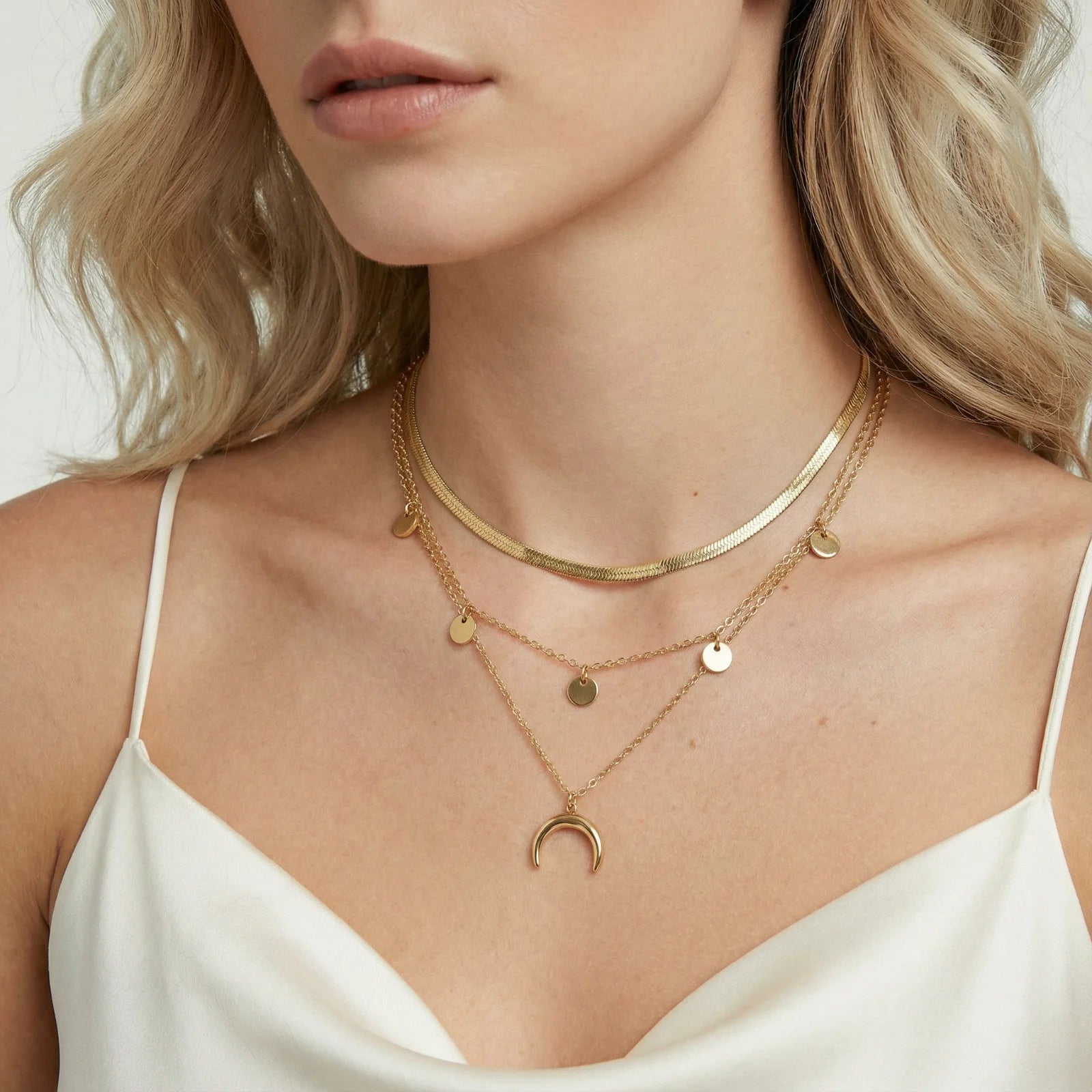Ensemble de collier Éclat de Lune