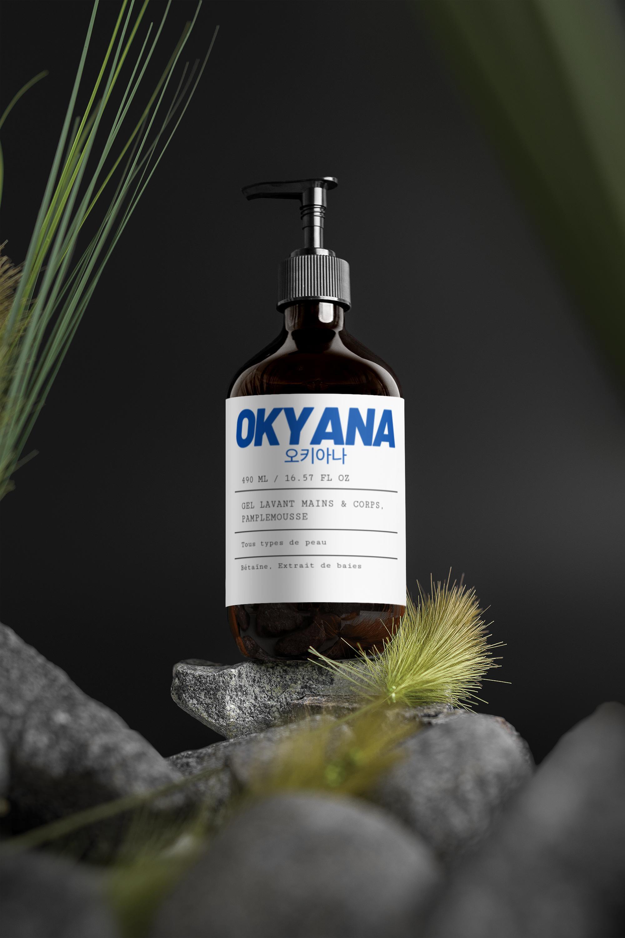 Gel lavant mains & corps,  pamplemousse