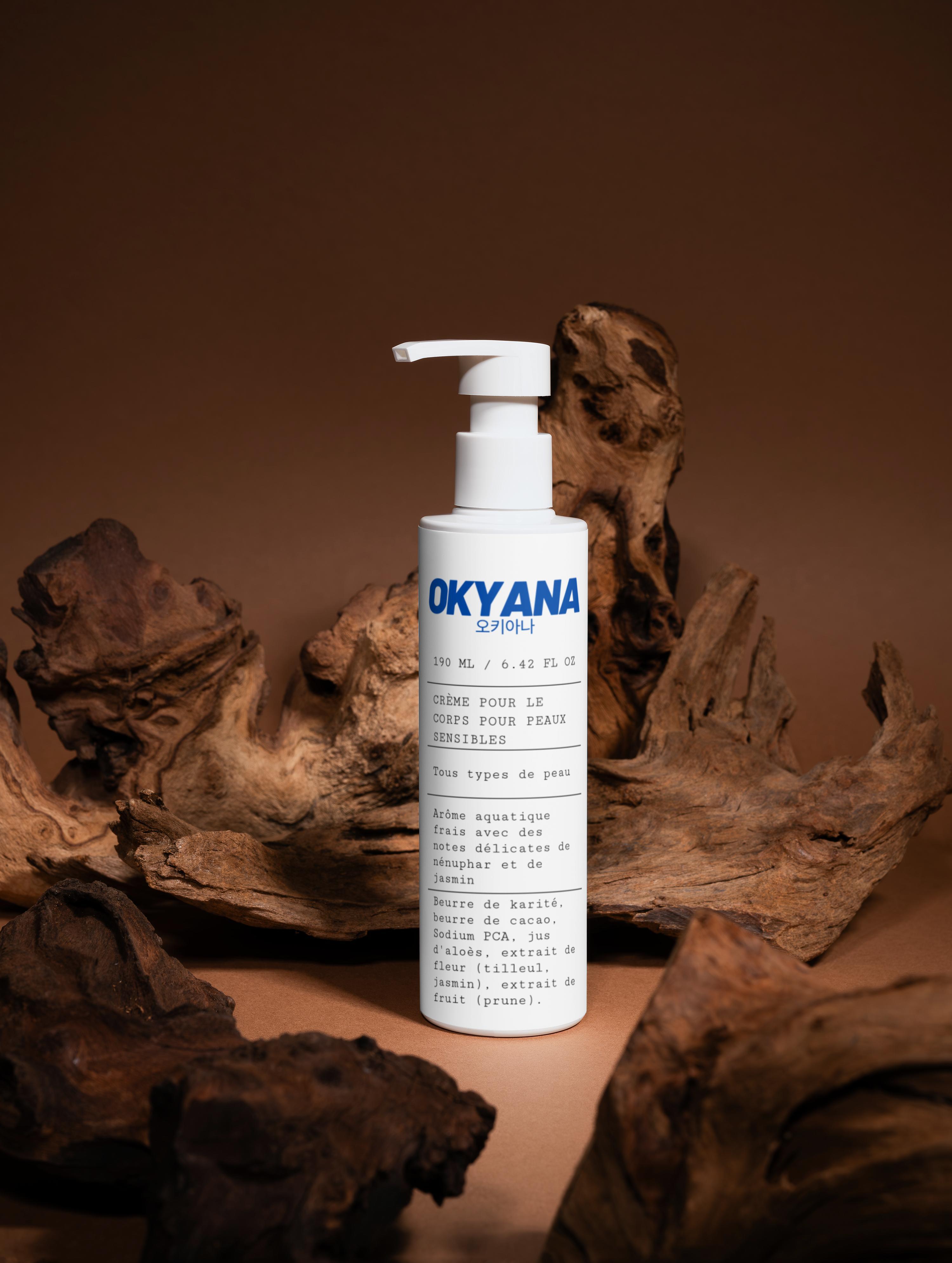 Crème pour le corps pour peaux sensibles